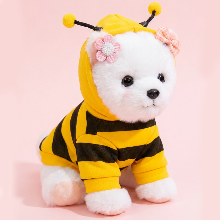 Bee Fleece Hoodie with Hair Accessories
