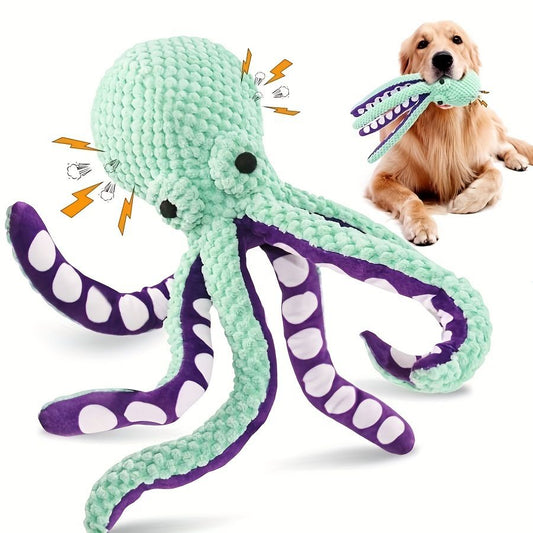 Poochi Pets Interactive Octopus Plush Play Toy Set